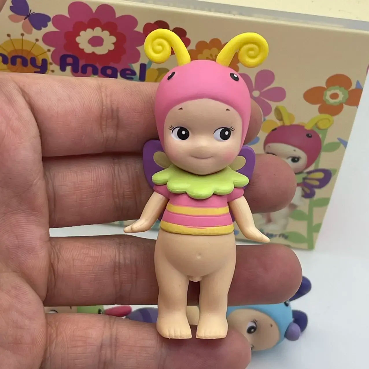 6PCS Sonny Angel Blind Box Mini Figure Bug’S World Limited Series Anime Figures Cute Dolls for Children Christmas Birthday Gift