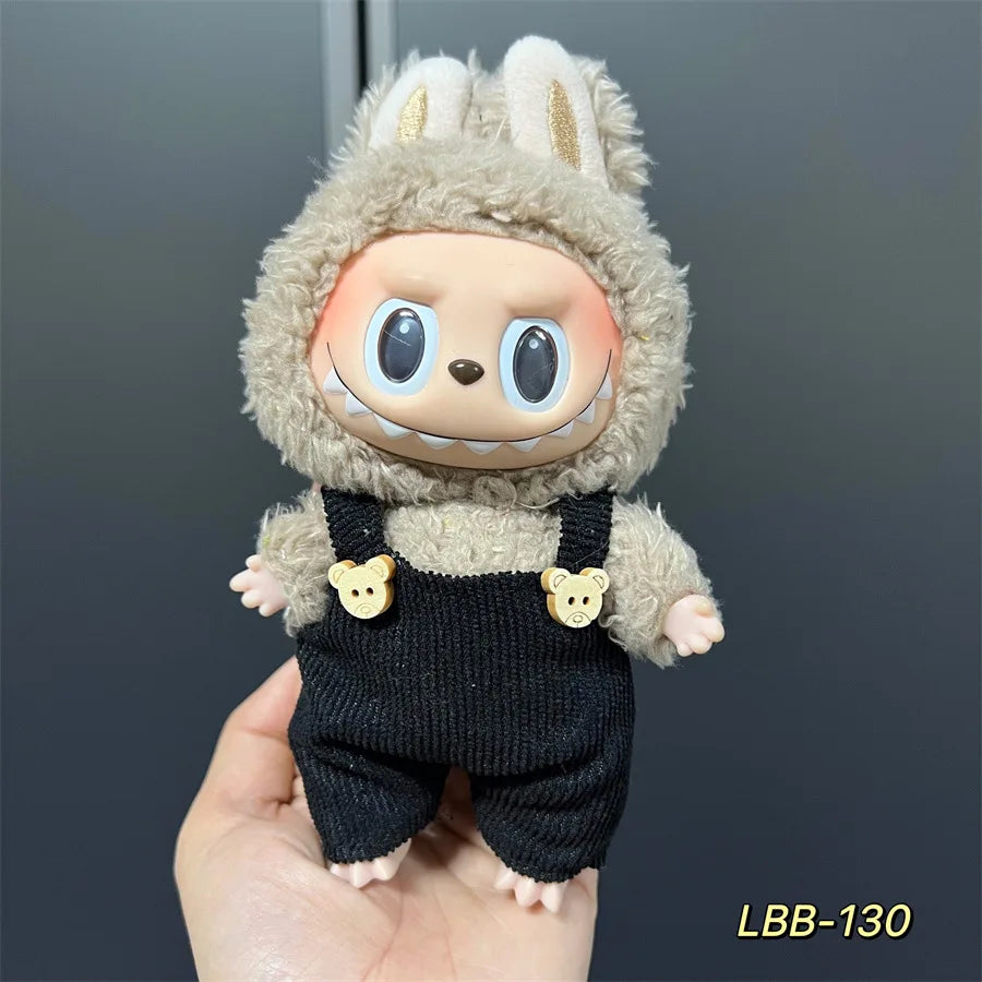 V1 V2 V3 NEW Mini Doll'S Clothes Outfit Accessories for Korea Kpop Exo 17cm Labubu Idol Cool Handsome Clothing Gift