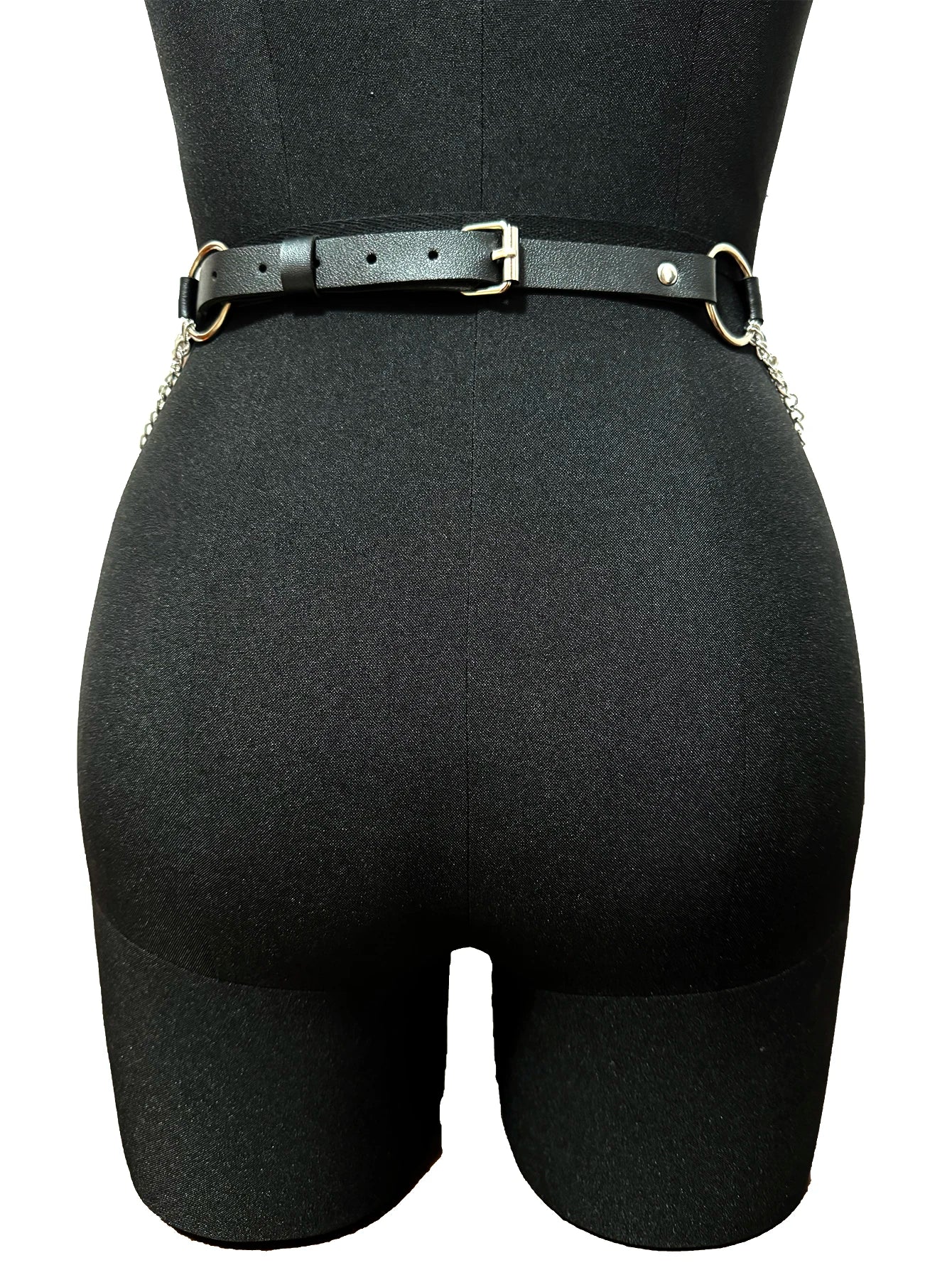  Women Sexy Leather Harness Belt Waist Chain Harness Fashion Waistband Accessory Leisure Punk Gothic Clothing Jewelry Belt