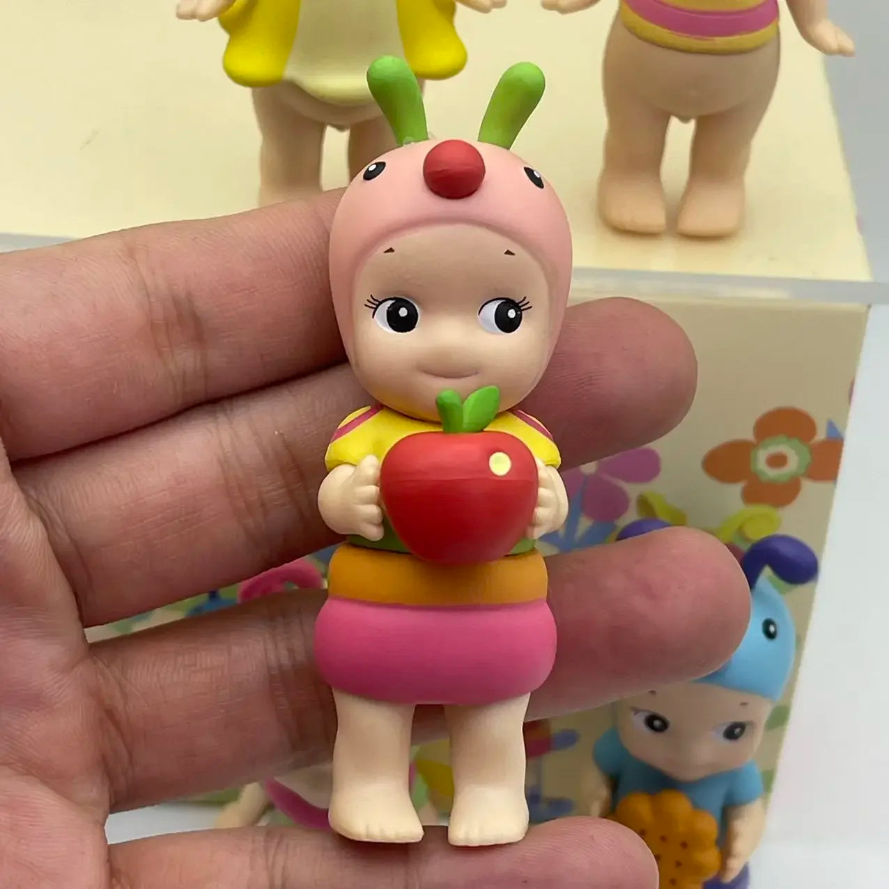 6PCS Sonny Angel Blind Box Mini Figure Bug’S World Limited Series Anime Figures Cute Dolls for Children Christmas Birthday Gift
