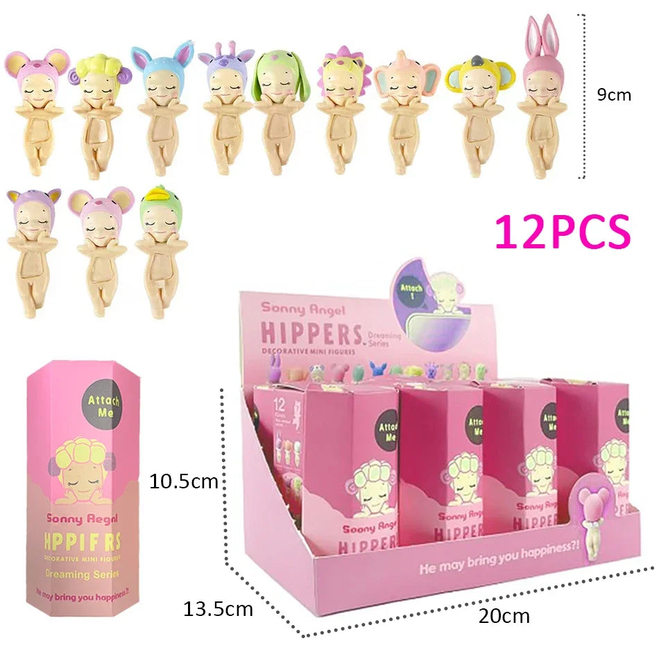 Sonny Angel Blind Box 20th Anniversary Hippers Back Dreaming Fruit Vegetable Series Figure Doll Keychain Christmas Gift