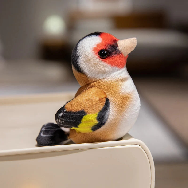 Creative Plush Tree House and Bird Doll Toys Simulation Stump Stuffed Cute Animal Doll Home Office Decor Funny Gift for Girls