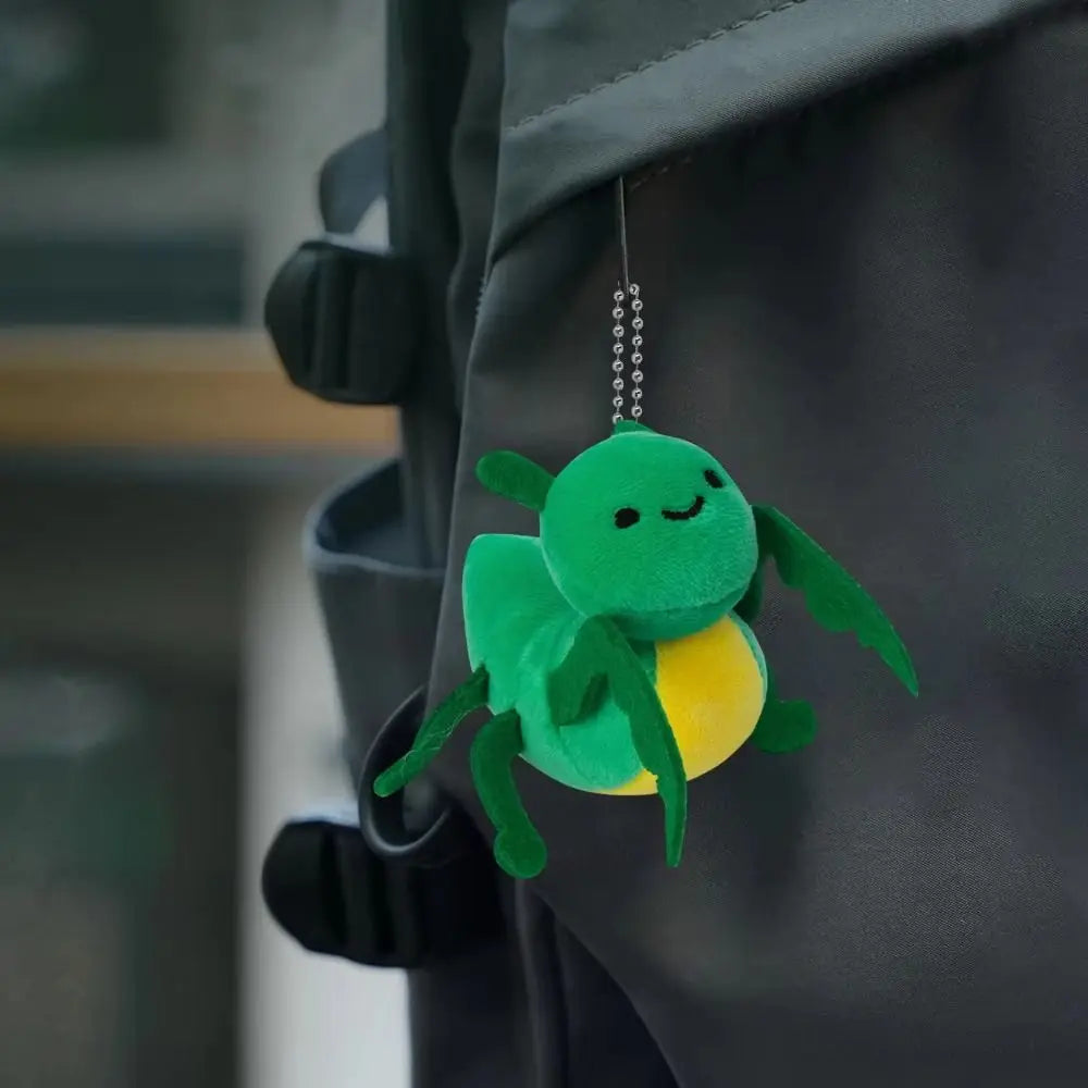 Creative Insect Series Animal Keychain Plush Doll Cartoon Key Pendant Toy Hanging Decoration Car Key Ring