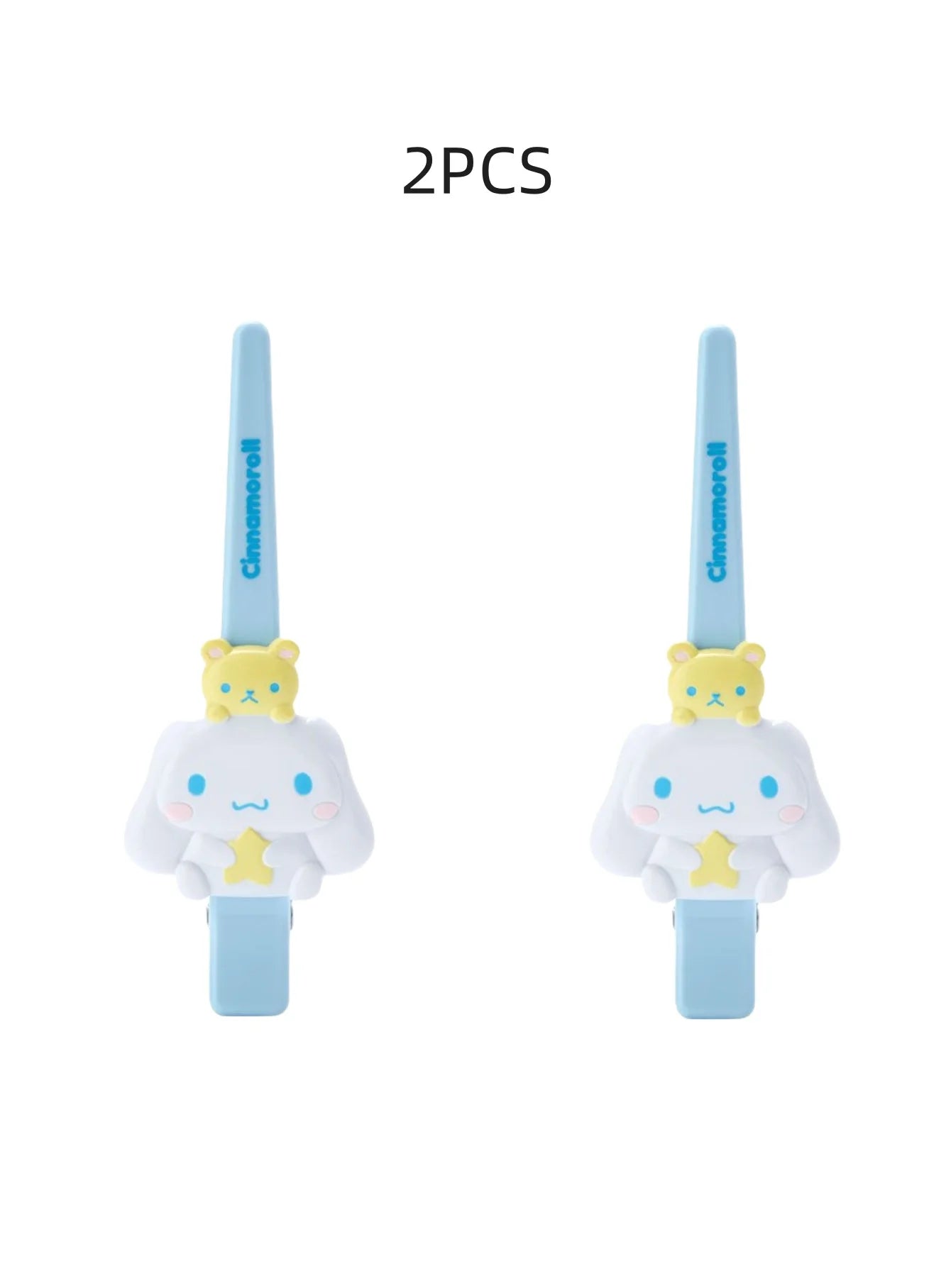 1/2pcs Hello Hairpin Kitty My Melody Kuromi Cinnamoroll Word Clip Headdress Bangs Clips Hair Accessories Gifts