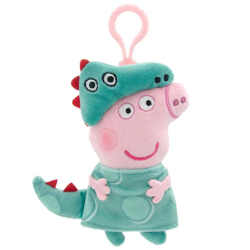 Genuine Peppa Pig George Stuffed Plush Toys High Quality Keyring Hot Cartoon Animal Keychain Doll Pendant Kids Christmas Gifts