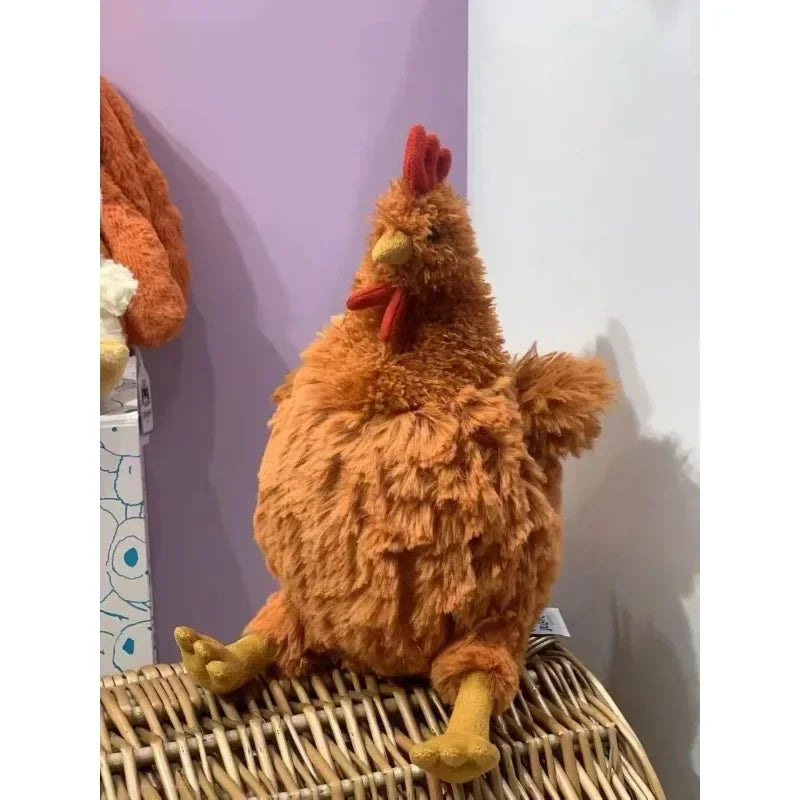 Jellycat Plush Chicken Pillow Stuffed Soft Cartoon CecileChien Furry Animal Kawaii Plush Collection Funny Toy Gift for Children