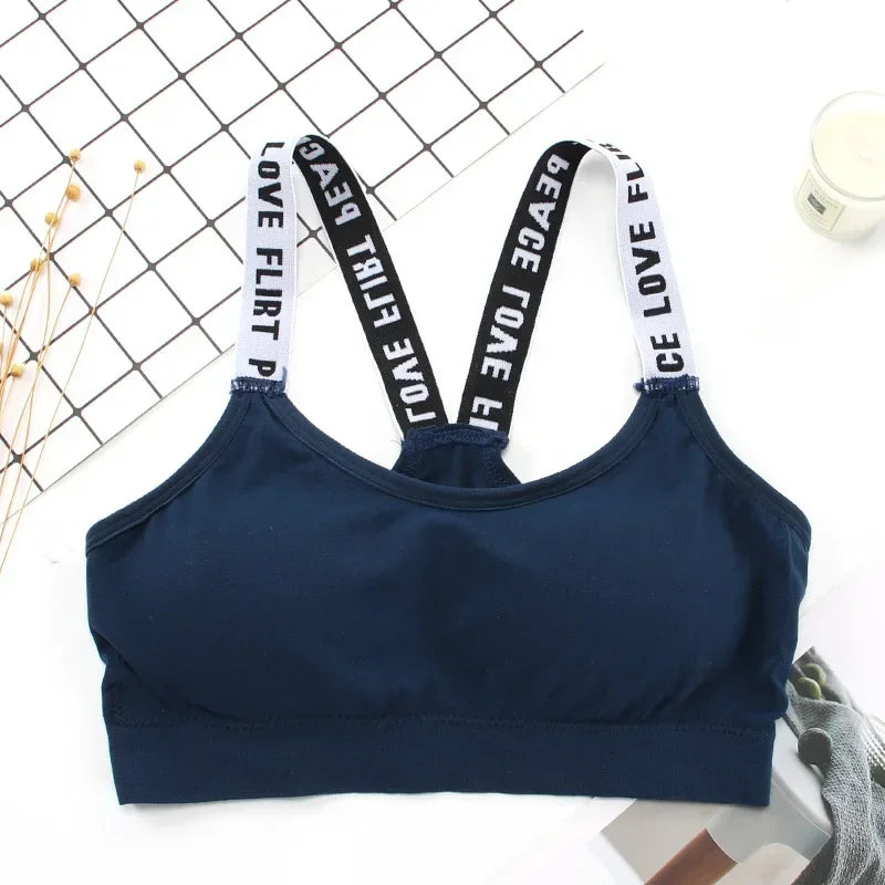 Women Sports Top Vest Sleeveless Bra Pads Lingerie Sexy Woman Push Up Beauty Bralette Wrap All-In-One Women's Tube Top Summer