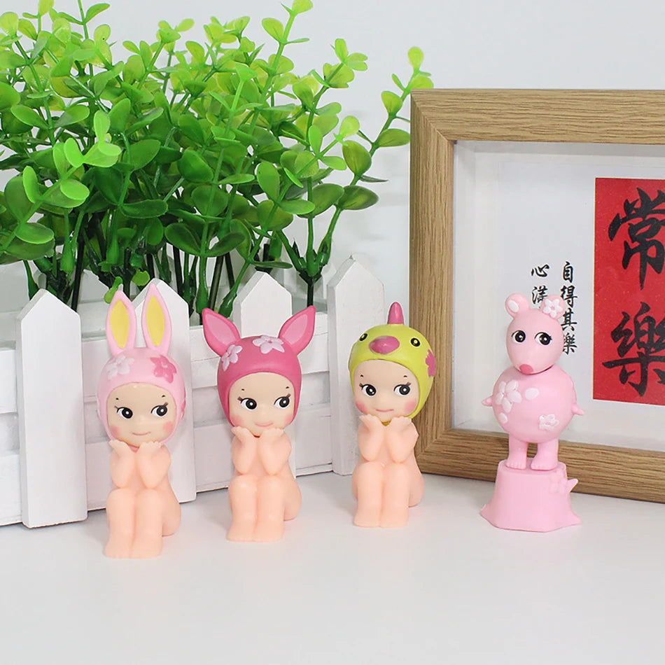 2025 Hot Sell Sonnes Angels Cherry Blossom Series Anime Figures Ornaments Dolls Fans Children Gift Random