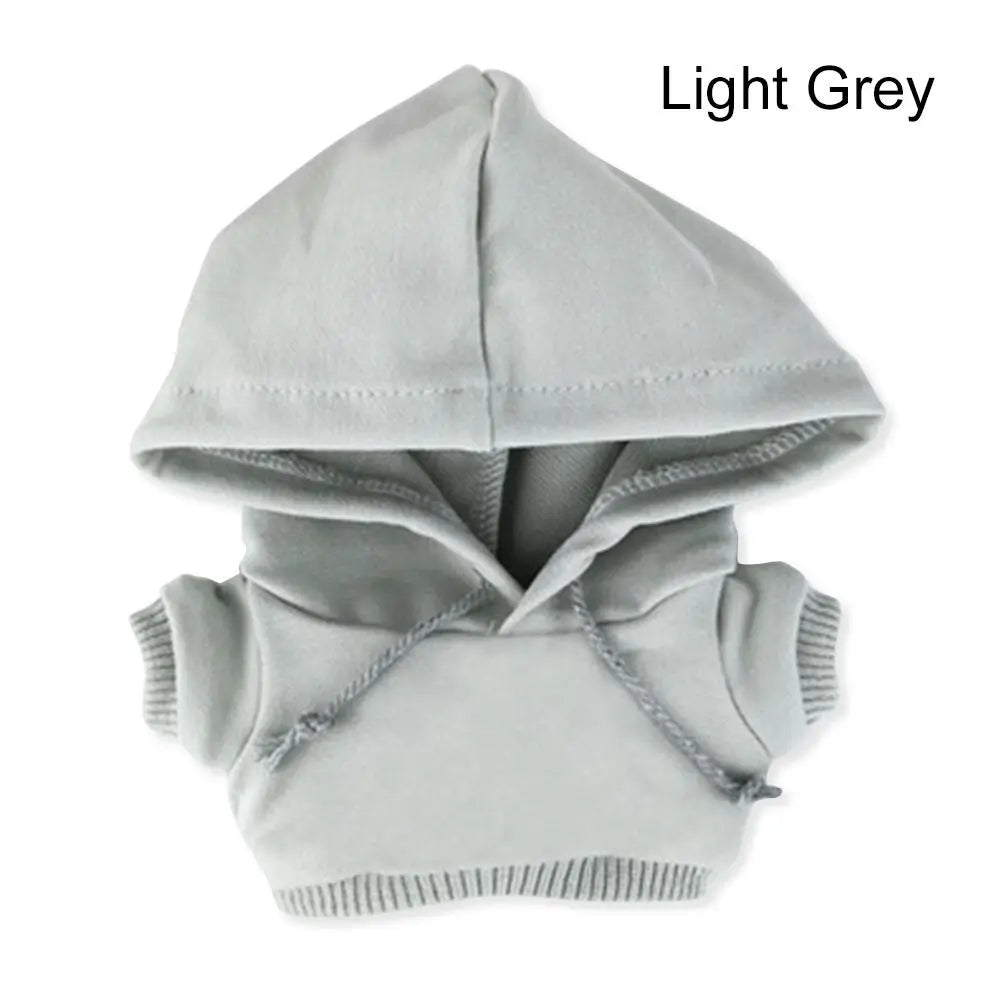 Handmade Fashion Clothes Hoodies For 10/15cm/20cm Cotton Dolls Sweatshirt Outfits For 1/12 BJD Dolls Top For 1/11 1/12 OB11