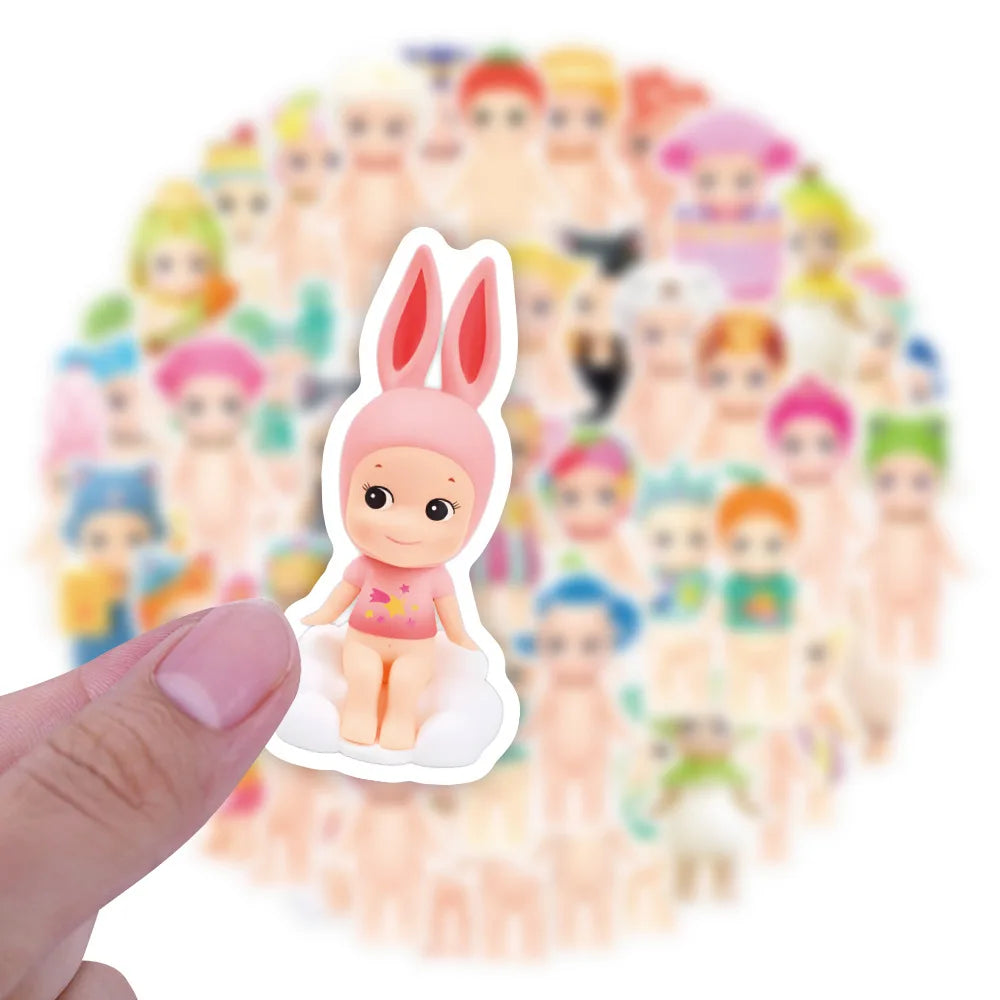 10/30/60PCS Character Goods Sonny Angle Cartoon Sticker Decals Toys DIY Suitcase Skateboard Phone Luggage Bike Stickers Gift