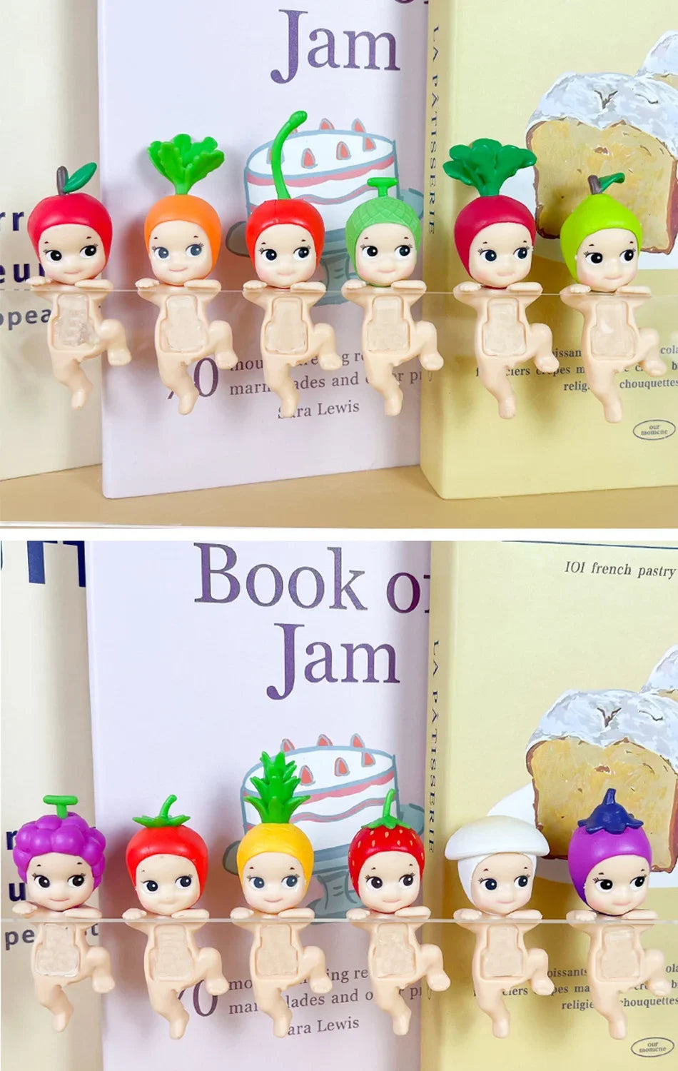 Sonny Angel Blind Box 20th Anniversary Hippers Back Dreaming Fruit Vegetable Series Figure Doll Keychain Christmas Gift