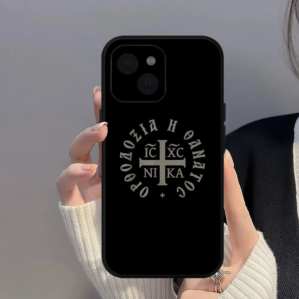 Ic Xc Nika Cross スマホケース iPhone Mini 11 12 13 14 15 Pro XS Max X Plus SE XR シェル