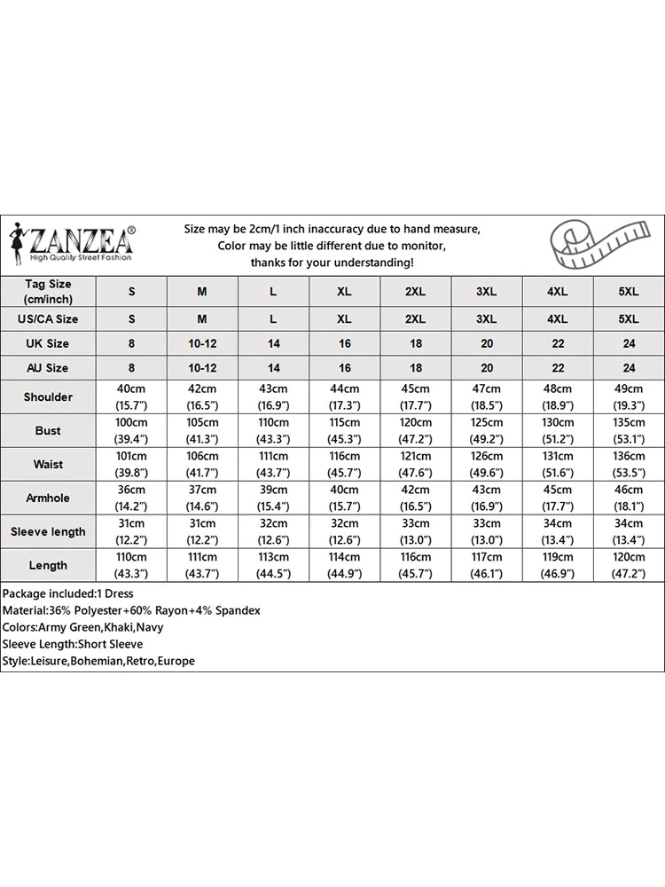 ZANZEA Women Fashion Shirt Dress 2025 Summer Sundress Lapel Neck Short Sleeve OL Work Dresses Casual Buttons Midi Vestidos Robe