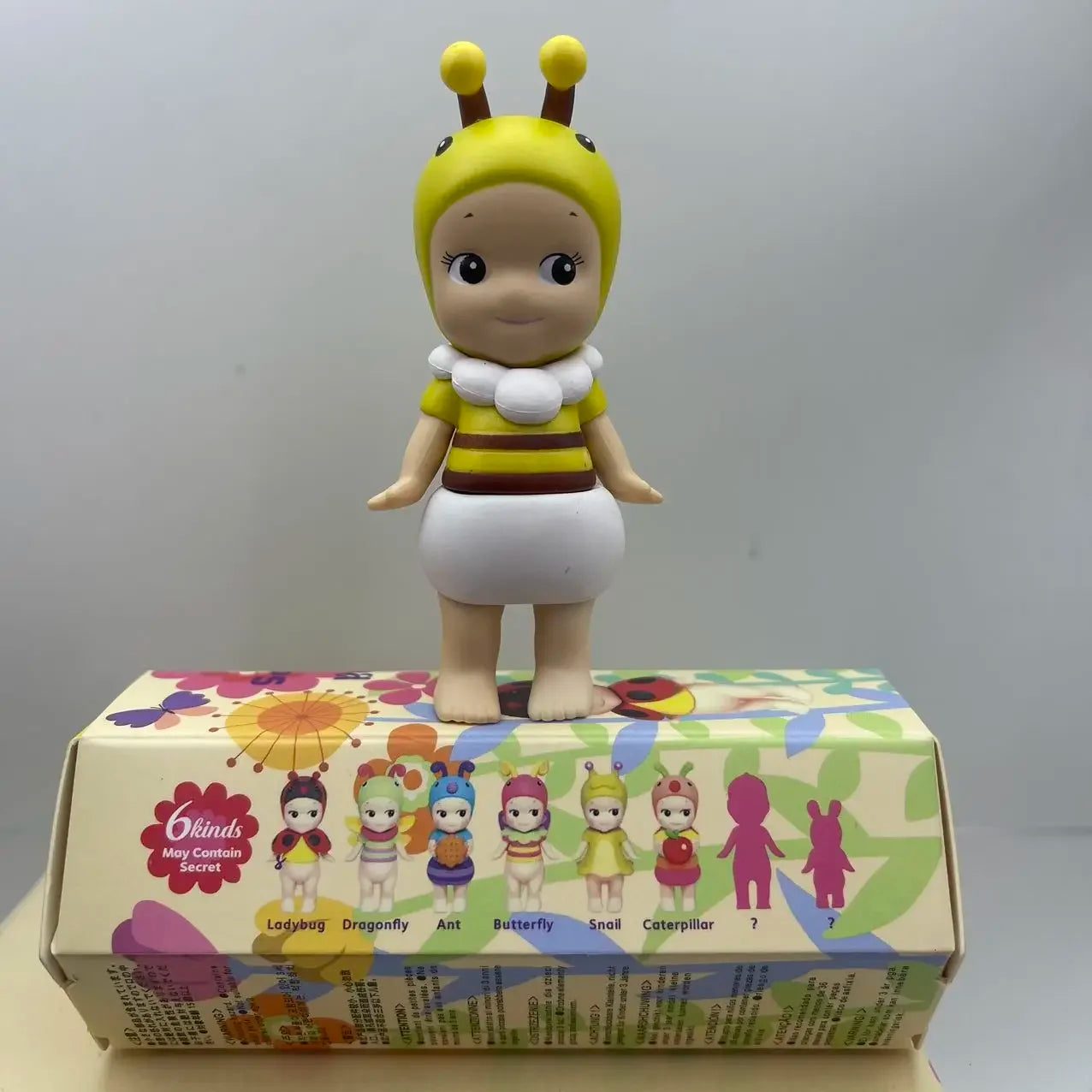 6PCS Sonny Angel Blind Box Mini Figure Bug’S World Limited Series Anime Figures Cute Dolls for Children Christmas Birthday Gift