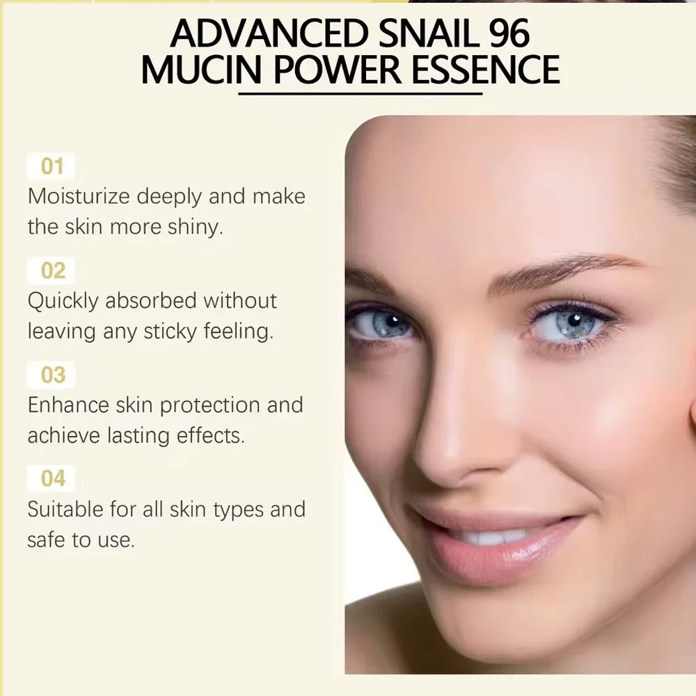 Advanced Snail 92/96 Mucin Power Essence/Cleanser/Cream Moisturizing Smoothing Nourishing High-end Hydrate Facial Skin Care