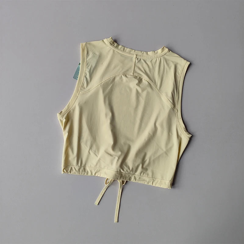 Yoga Suit, Women's Summer Thin Breathable Loose Sports Vest T-shirt Running Training High-end Feeling Temperament Fitness Suit