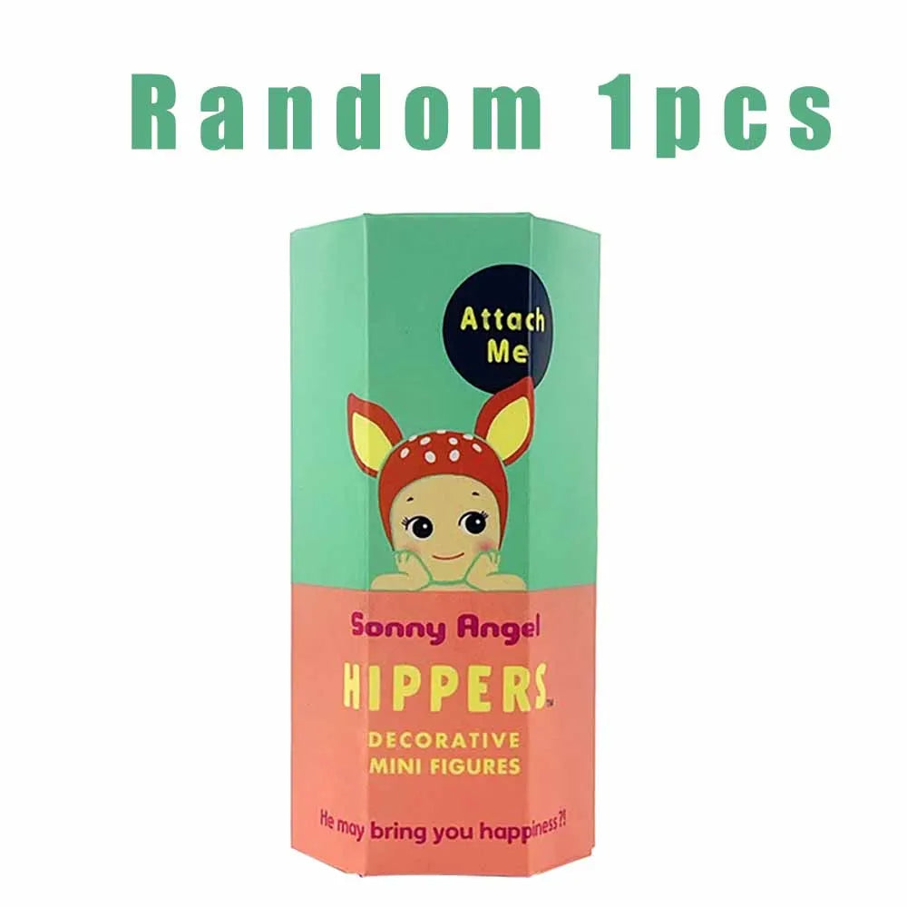Hot Better Quality Sonny Angel Hippers Mini Figures Animals Series Blind Box PVC Toy Fans Desktop Phone Car Ornaments Doll Gifts