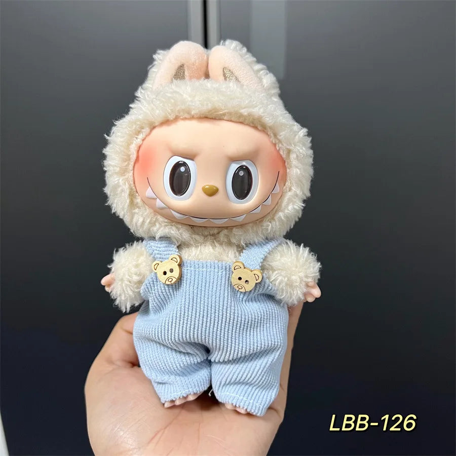 V1 V2 V3 NEW Mini Doll'S Clothes Outfit Accessories for Korea Kpop Exo 17cm Labubu Idol Cool Handsome Clothing Gift