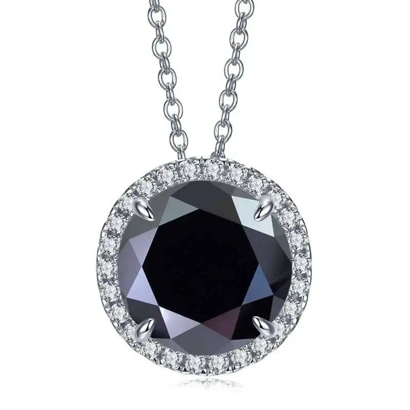 Super Flash 5carat 11MM D VSS Moissanite Necklace Passed Test Woman S925 Silver Wedding Anniversary Party Birthday Gift Jewelry