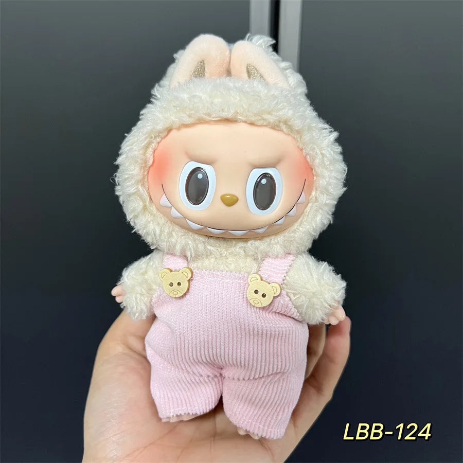 V1 V2 V3 NEW Mini Doll'S Clothes Outfit Accessories for Korea Kpop Exo 17cm Labubu Idol Cool Handsome Clothing Gift