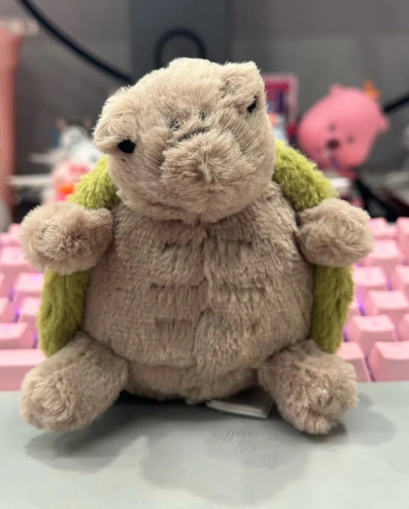 jellycat Mr. Timmy Turtle pendant bag bag charm doll key chain plush turtle toy girl cute gift baby soothing accessories toy