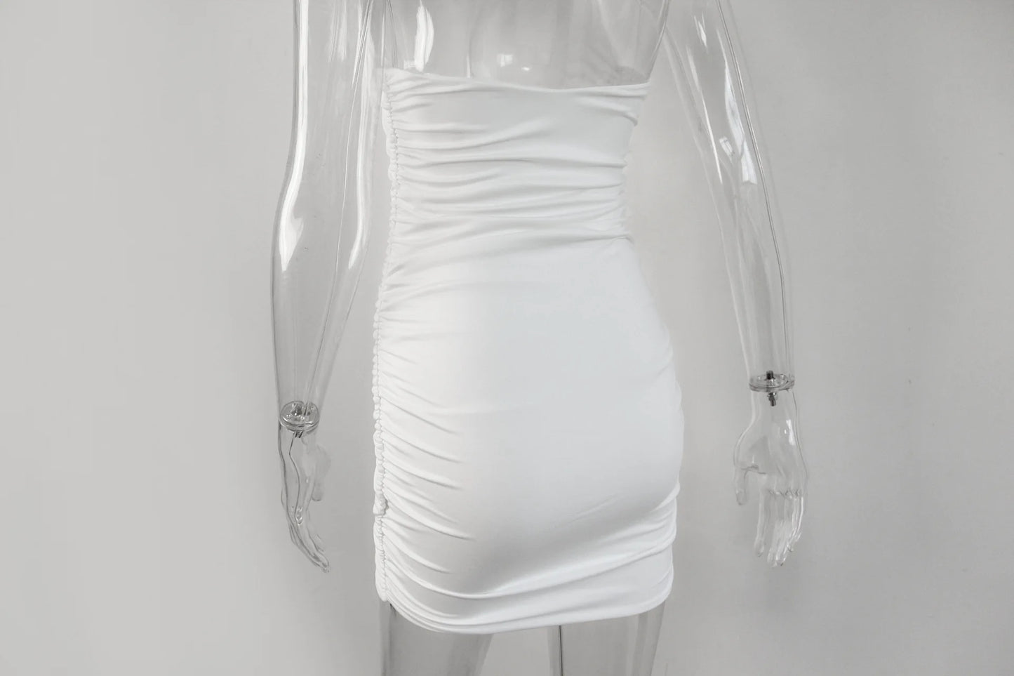 Women s Dresses 2025 New Sleeveless Backless Women's Round Neck Sexy Halter Ruffle Bodycon Mini Dress for Party Club Vacation
