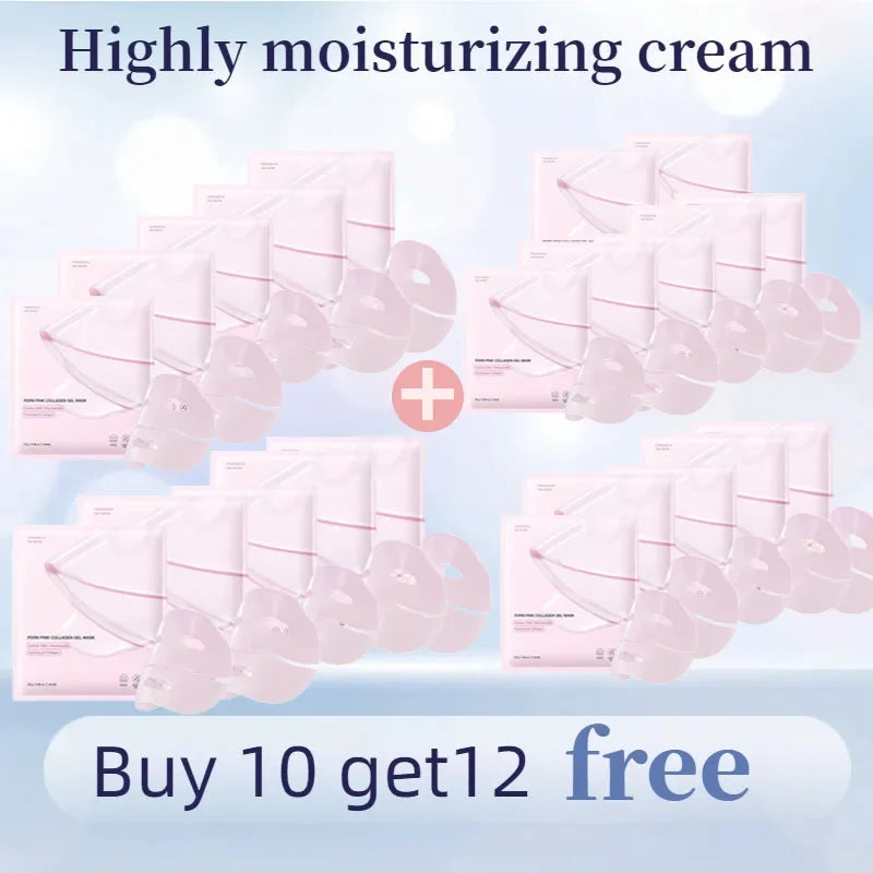 2025 Korean Salmon DNA PDRN Pink Collagen Jelly Gel Overnight Mask Moisturizing.