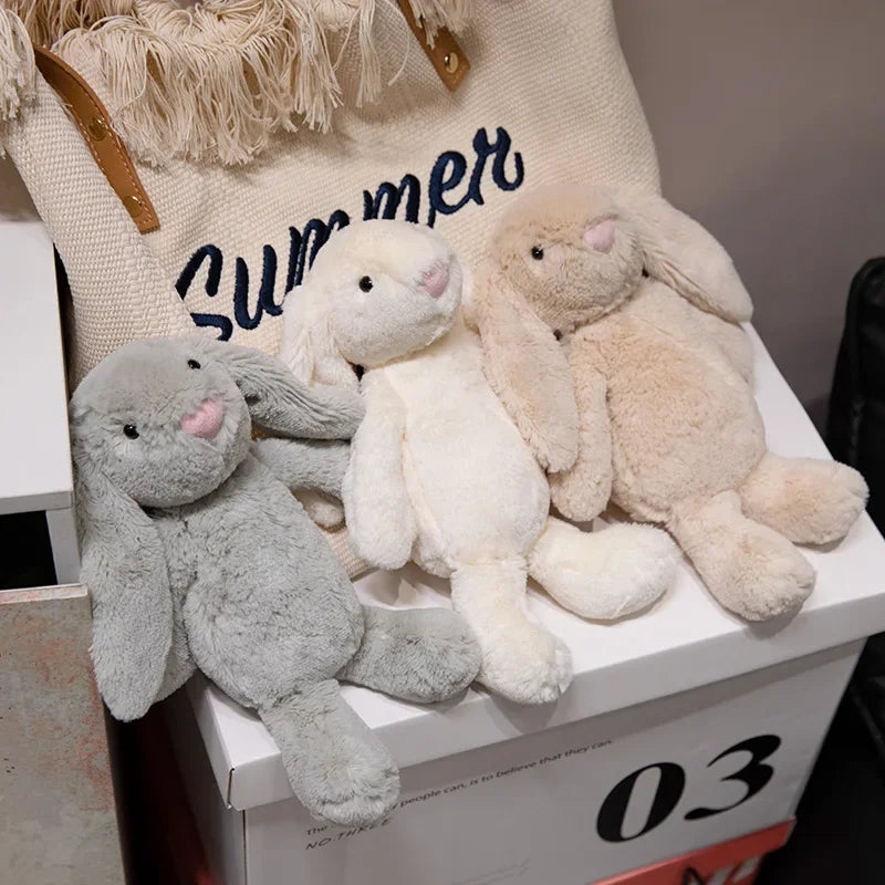 Kawaii Long Ear Rabbit Plush Toy Stuffed Toy Bunny Doll Babies Sleeping Companion Plush Doll Children's Gift