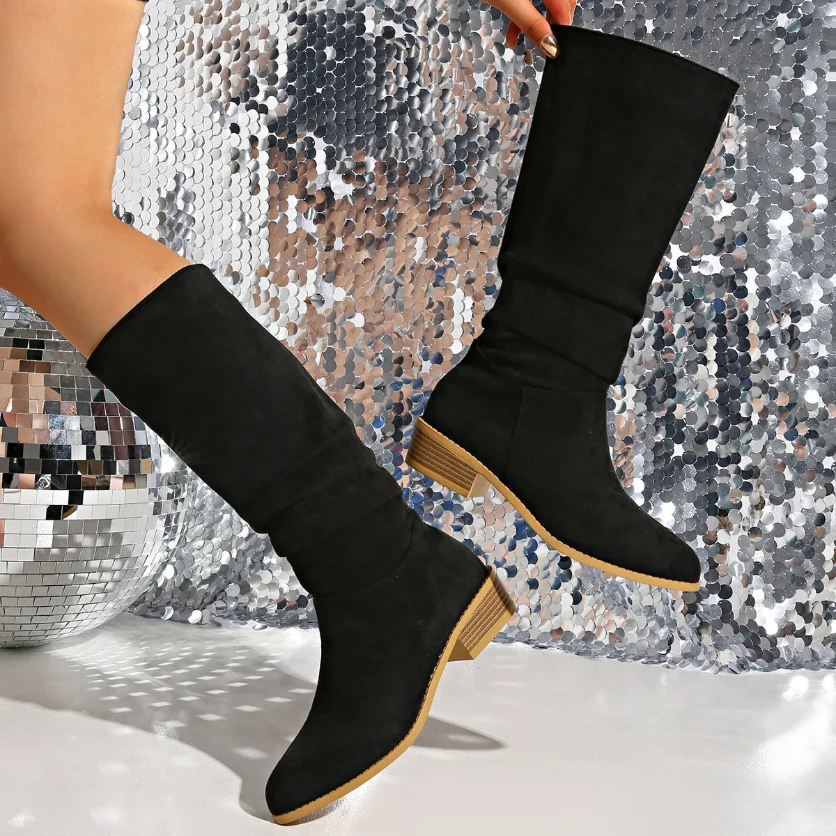 Women Boots Spring Autumn 2024 New Trend Retro Shoes for Women New Pointed Fang Heel Fashion Boots Women Thigh High Boots