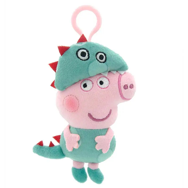 Genuine Peppa Pig George Stuffed Plush Toys High Quality Keyring Hot Cartoon Animal Keychain Doll Pendant Kids Christmas Gifts