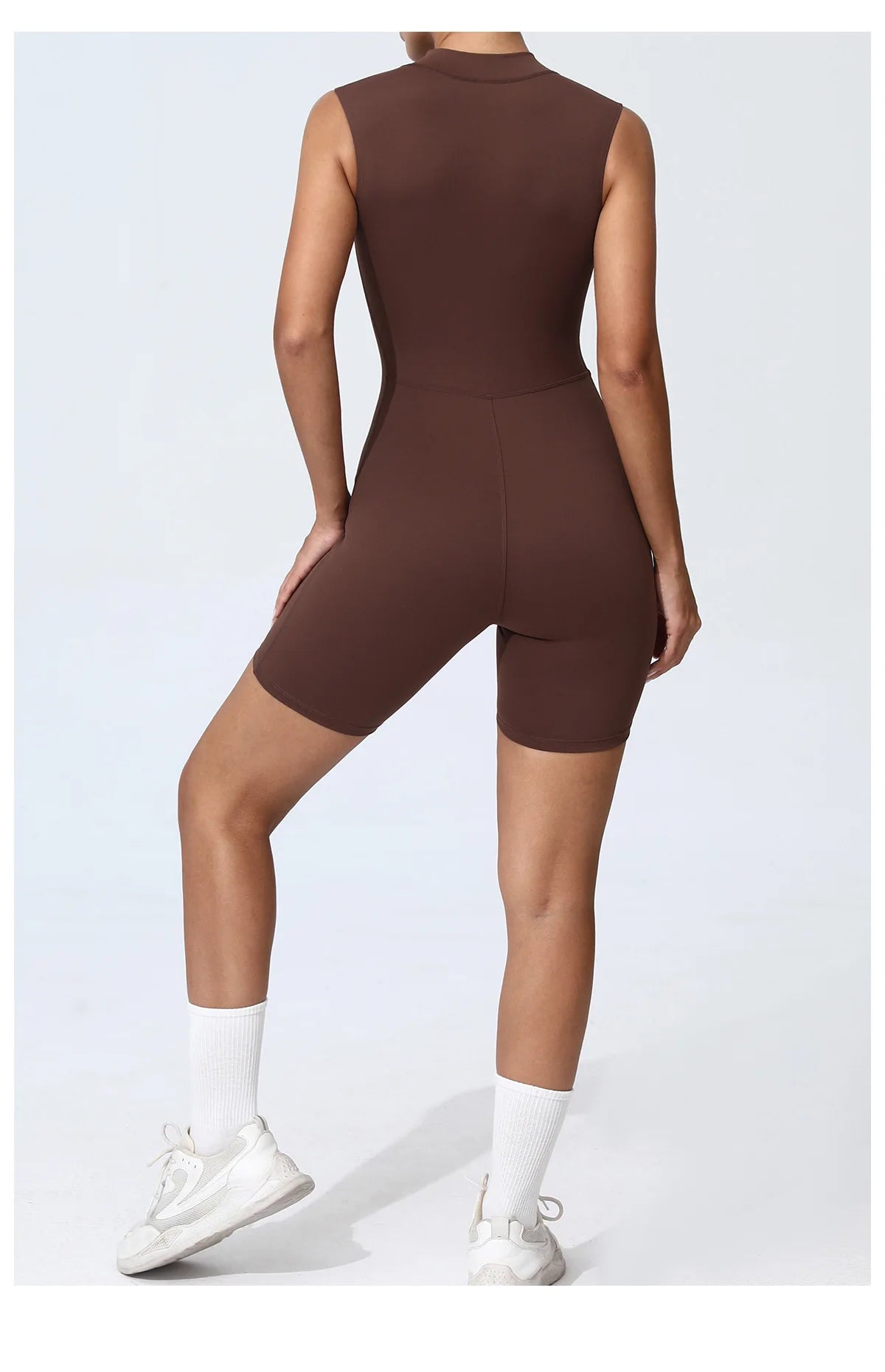 Zipper Yoga Jumpsuit Fitness Sports Overalls Gym Clothing Set Yoga Wear Pilates Workout Clothes Women Outfit push-up Activewear
