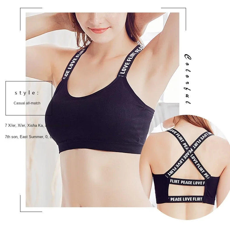 Women Sports Top Vest Sleeveless Bra Pads Lingerie Sexy Woman Push Up Beauty Bralette Wrap All-In-One Women's Tube Top Summer