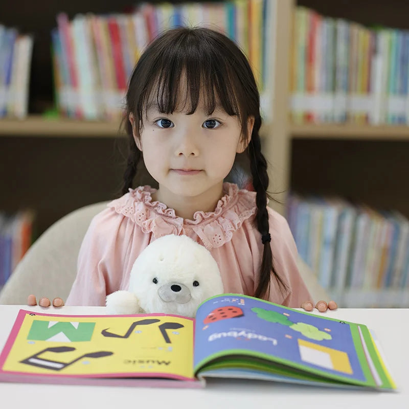 Posture Pal Plu Doll Toy Cute Sitting Posture Anti-Hunchba Gift for Girls Polyester Fiber Filled Fabric Doll Collectible