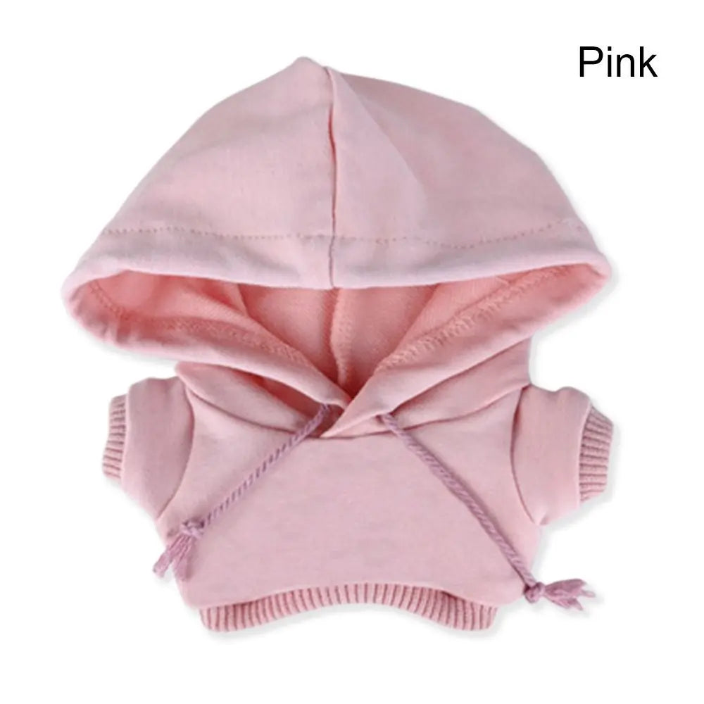 Handmade Fashion Clothes Hoodies For 10/15cm/20cm Cotton Dolls Sweatshirt Outfits For 1/12 BJD Dolls Top For 1/11 1/12 OB11