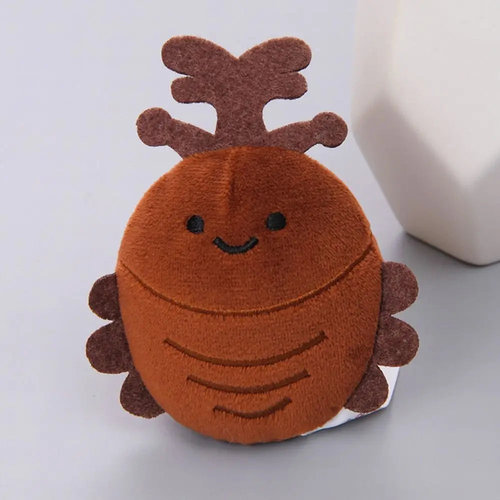 Creative Insect Series Animal Keychain Plush Doll Cartoon Key Pendant Toy Hanging Decoration Car Key Ring