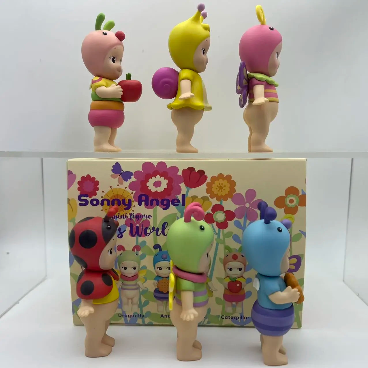 6PCS Sonny Angel Blind Box Mini Figure Bug’S World Limited Series Anime Figures Cute Dolls for Children Christmas Birthday Gift