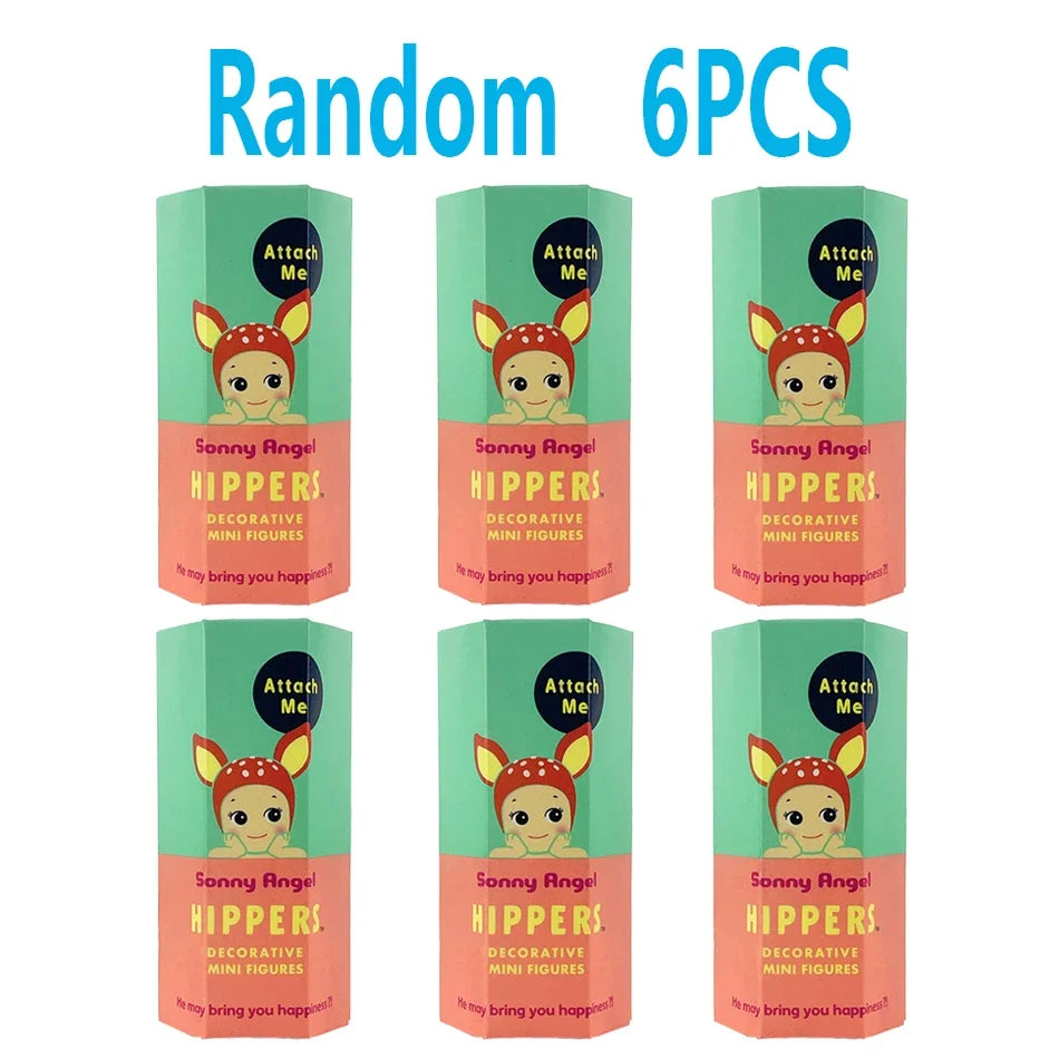 Sonny Angel Blind Box 20th Anniversary Hippers Back Dreaming Fruit Vegetable Series Figure Doll Keychain Christmas Gift