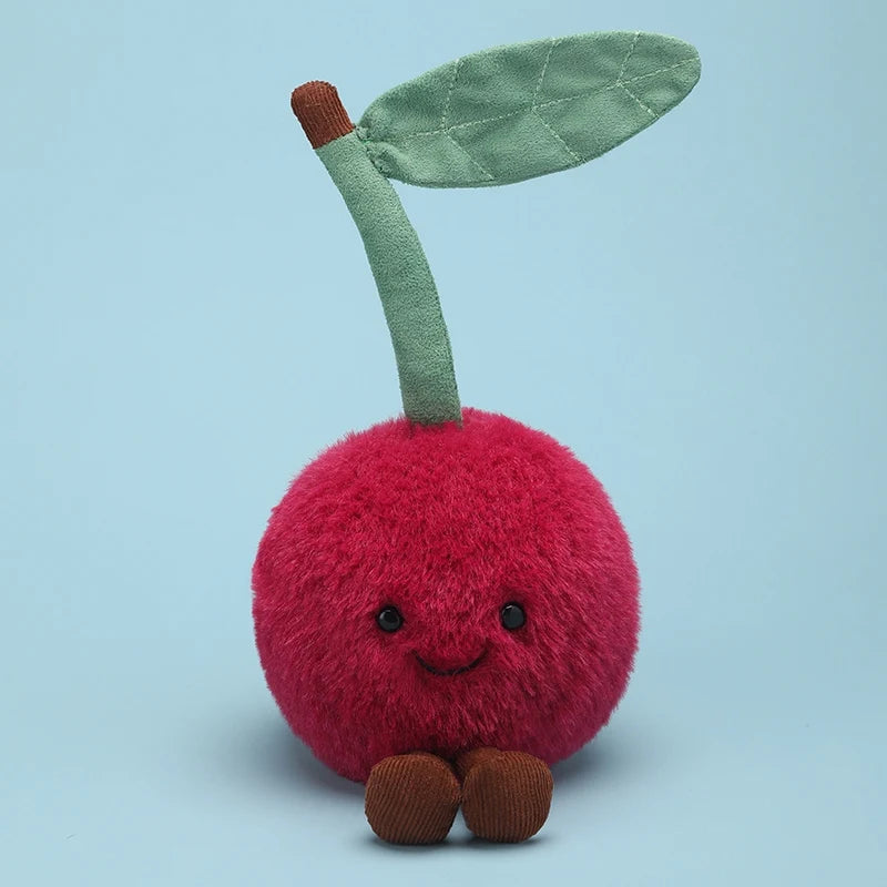Cartoon Hot Sale Fruit Plush Doll Pillow Apple Pear Peach Cherry Weather Sun Moon Star Plush Toy Home Decoration Gift For Kids