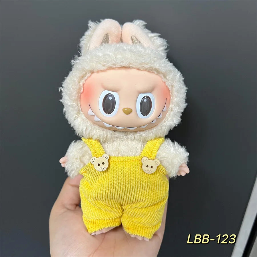 V1 V2 V3 NEW Mini Doll'S Clothes Outfit Accessories for Korea Kpop Exo 17cm Labubu Idol Cool Handsome Clothing Gift