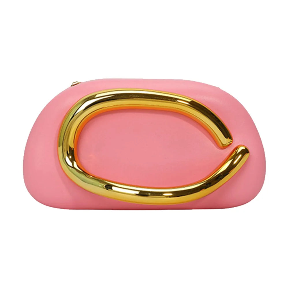 Women PU Leather Trendy Clutch Purses & Removable Strap Crossbody Shoulder Bag Hand-held Shoulder Clutch Bag for Wedding Party