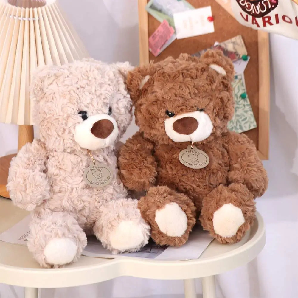 PP Cotton Cute Bear Plush Doll Simulation Fluffy Bear Plush Kids Toy Soft Collection Stuffed Animals Plush Doll Adults Children