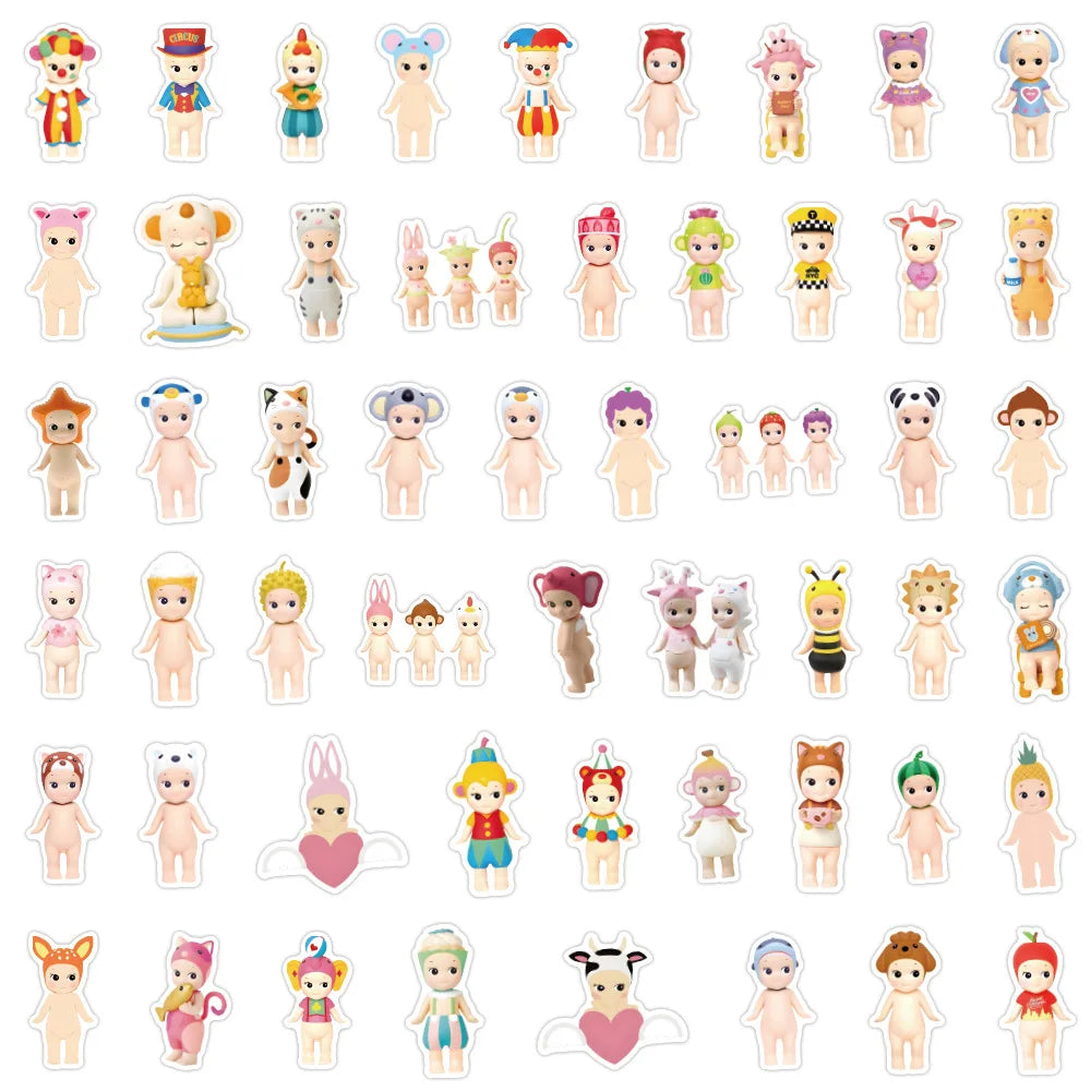 10/30/50/110PCS Kawaii Sonny Angle sticker cartoon cute personality graffiti decal DIY luggage skateboard decal Kids Toy gift