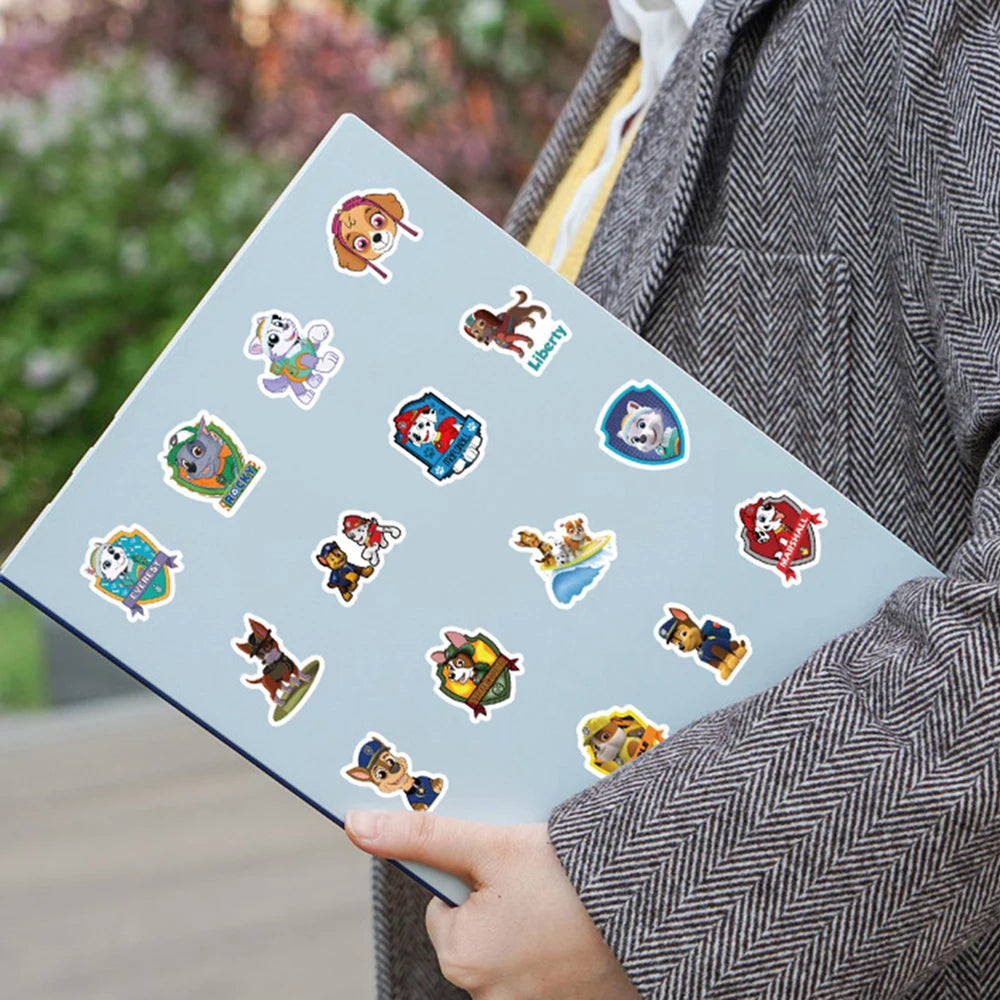 10/50/100PCS Cute Cute PAW Patrol Anime Stickers Decoration DIY Phone Notebook Suitcase Laptop Fridge Graffiti Cartoon Sticker