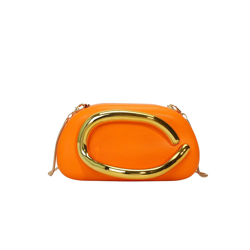 Women PU Leather Trendy Clutch Purses & Removable Strap Crossbody Shoulder Bag Hand-held Shoulder Clutch Bag for Wedding Party