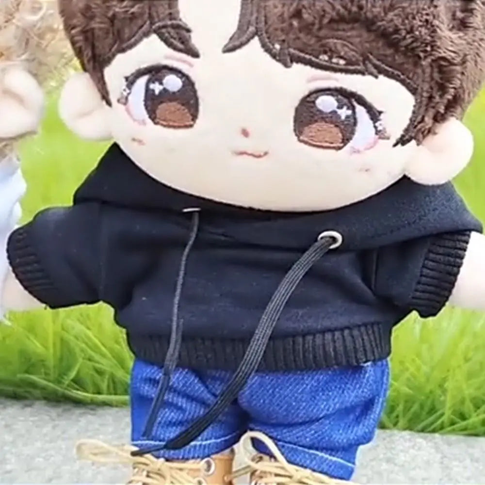 Handmade Fashion Clothes Hoodies For 10/15cm/20cm Cotton Dolls Sweatshirt Outfits For 1/12 BJD Dolls Top For 1/11 1/12 OB11