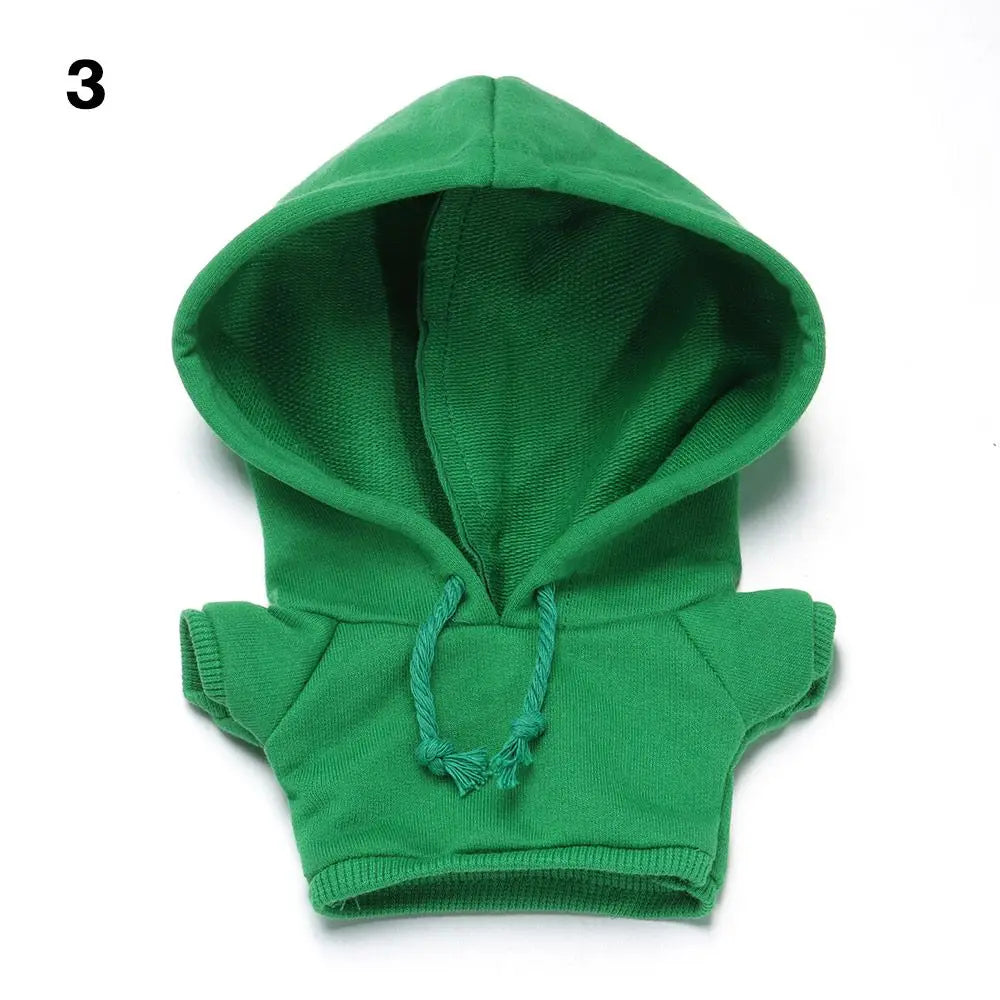 Handmade Fashion Clothes Hoodies For 10/15cm/20cm Cotton Dolls Sweatshirt Outfits For 1/12 BJD Dolls Top For 1/11 1/12 OB11