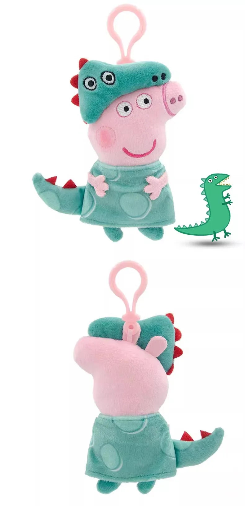 Genuine Peppa Pig George Stuffed Plush Toys High Quality Keyring Hot Cartoon Animal Keychain Doll Pendant Kids Christmas Gifts
