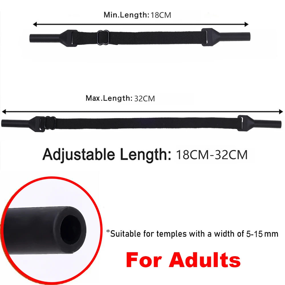1/5pcs Glasses Chain For Kids Adults Sunglasses Strap Children Glasses Safety Band Strap Retainer Cord Holder Sport Glasses Rope