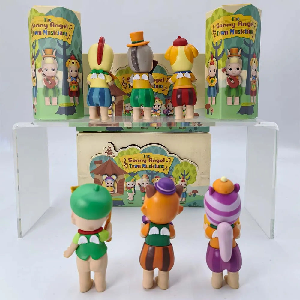 2025 Sonny Angel Blind Box Town Musicians Series Mini Anime Figures Ornaments Dolls Fans Christmas Birthday Gift