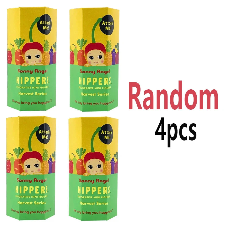Sonny Angel Blind Box 20th Anniversary Hippers Back Dreaming Fruit Vegetable Series Figure Doll Keychain Christmas Gift